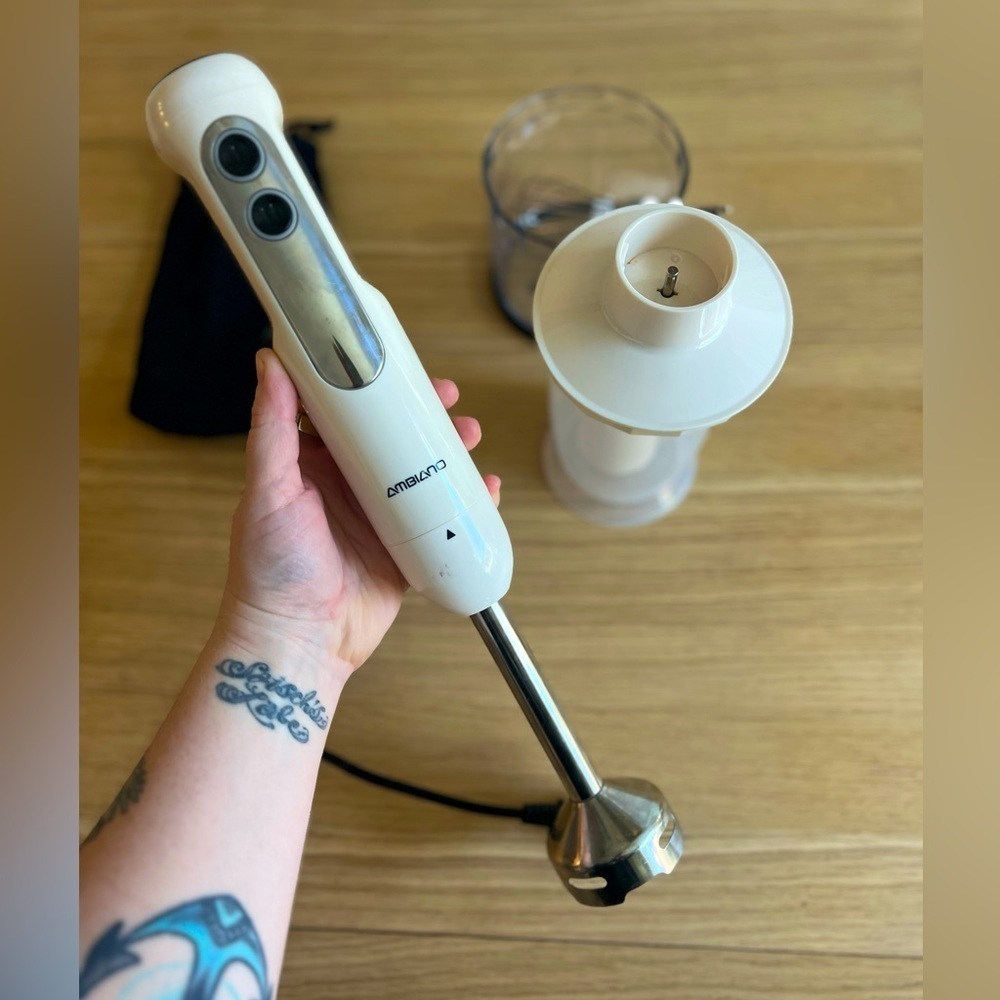 ALDI Ambiano Hand Blender Set – 180W, White, with Attachments